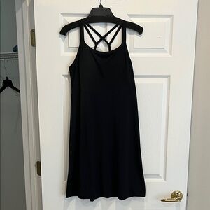Prana Black Backless Dress